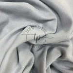 پرده کتان طوسي آماده