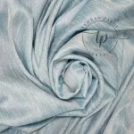 پرده آماده تور کتان آبی آسمونی