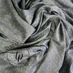 پرده کتان آماده خاکستری نیلا